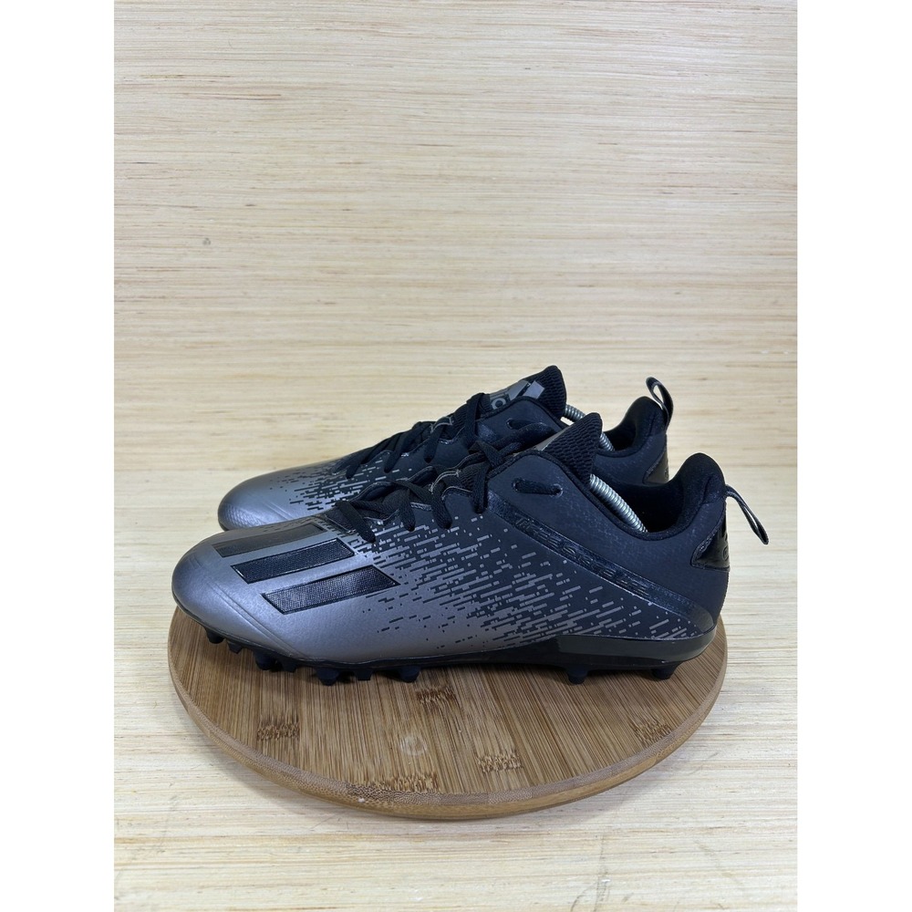 Adidas Adizero Spark Black Silver Low Football Cleats Mens 12 EH1606